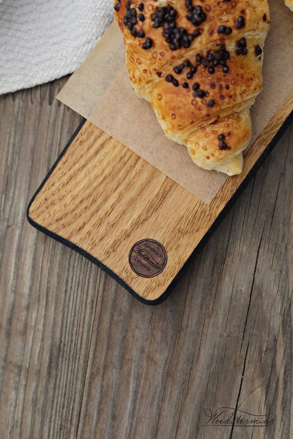 Oak serving board, cheese or dessert serving tray, foodie gift under 50, host gift